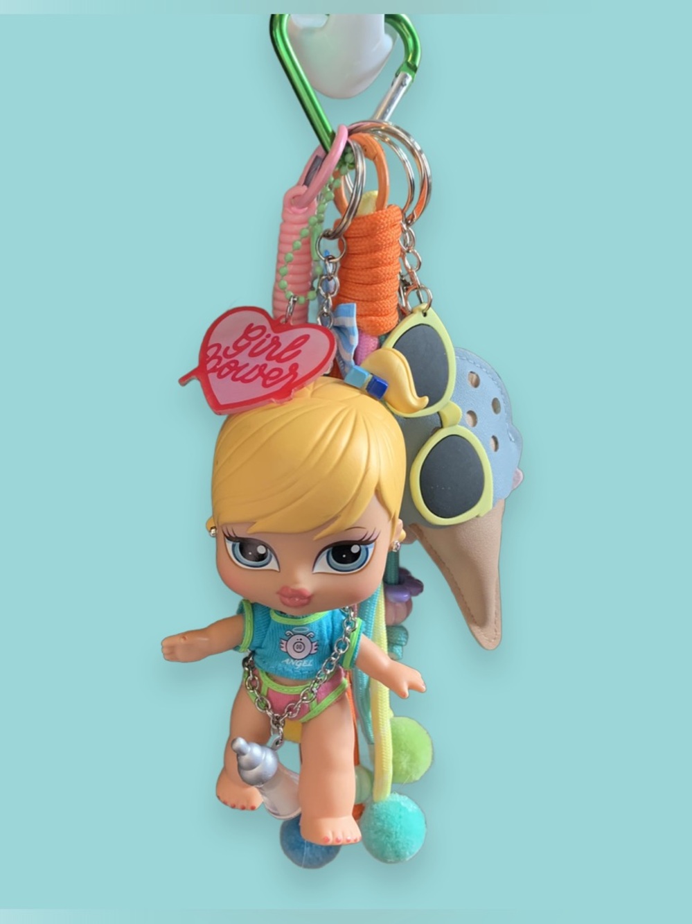 Baby Bratz Doll Keychain Bag Charm